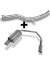 Fox Duplex Racinganlage Hors Cat. Peugeot 206 Berline Cc Ré Li 1x88x79mm Offre Exclusive