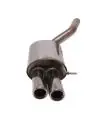 Fox Échappement Skoda Octavia Type 1Z Rs Incl. Facelift 2x76mm Avec Absorbeur Fait Main