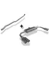 Fox Sport Racinganlage Hors Kat.ohne Opf Mercedes Cla 117 4-matic Chaque 2x80mm Certifié