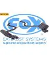 Fox Duplex Racinganlage Hors Catégorie Mercedes CLS C219 Ab Bj.04 Chaque 2x90mm Réduction