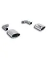 Réduction Supersprint Sportauspuff Endrohrsatz re+li 145x95mm für Mercedes A W176 250 4-Matic ab Bj 13