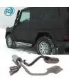 Fox Sidepipeanlage Mercedes Classe G W463 Avec Marchepied 2x80mm Pas Enroulé Certifié