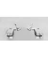 Remus Système Duplex Ab Catégorie Ford MUSTANG Gt 2.3l Ecoboost Chaque 1x102mm Vente Flash