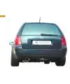 FOX Sportauspuff Endschalldämpfer Edelstahl VW Golf 4 Variant 1.4l 1.6l 1.8l 2.0l 2.3l 1.9l TDI - 2 x 76mm uneingerollt DTM ohne Absorber Artisanat