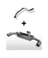 Fox Duplex Échappement Sport Course Usine VW Golf 6 1.8l TSI 2.0l Tdi Par 1x90mm Populaire