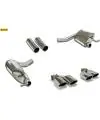 Haute Qualité Supersprint Sportauspuffanlage 2x120x80 oval ab Mittelschalldämpfer - Mercedes W212 E 200 u. 250 CGI 350 CGIab Bj. 09