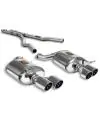 Soldes Supersprint Duplex-Sportauspuffanlage rechts links je 2x 80mm rund - BMW E89 Z4 35i ab 09