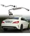 Fox Échappement Sport Usine Mercedes Cla C117+X117 180 200 250 2x80 Waager. Kat Retour Gratuit