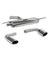 Top Qualité Supersprint Sportauspuff Duplex-Endschalldämpfer rechts-links 120x80mm oval - VW Golf VI GTI 2.0 TSI ab Bj. 09