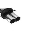 Seat Ibiza 6K und VW Polo 6N Benzin- u. Diesel-Modelle BASTUCK Racing Komplettanlage ab Kat. 2 x 76mm (AnschlussØ 63mm) Fait Main