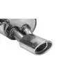 Skoda Fabia 2 Typ 5J Limousine 1.2l 1.4l 1.6l 1.4l TDI 1.9l TDI und VW Polo 9N 1.2l 1.4l 1.6l u. Diesel BASTUCK Racing Komplettanlage ab Kat. 120x80mm oval mit Einsatz (AnschlussØ 63mm) Certifié