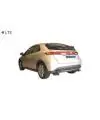 Offre Du Jour Honda Civic FK (5-Türer) ab Bj. 06 2.2l i-CTDi  BASTUCK Duplex Sportauspuff rechts links je 2 x 76mm eingerollt schräg (AnschlussØ 63mm)