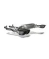 Solde Akrapovic Titan Racinganlage ab Kat BMW M5 G90 G99 je 2ER eckig Carbon
