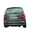Original FOX Sportauspuff Duplex Endschalldämpfer Edelstahl VW Touran ab Bj. 02 1.6l 2.0l 1.9l TDI 2.0l TDI rechts links je 1 ER 160x80mm eingerollt DTM mit Absorber