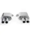 Gestec Duplex Sportauspuff Skoda Superb 3 4x4 3.6l FSI Chaque 2x88x74mm Avec Nouveauté