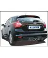 Prix Promo BASTUCK Sportauspuff inkl. Zubehör Ford Focus 3 ST Schrägheck 2.0l ab Bj. 10 - 2 x 100mm RACE S Design Ausgang mittig (RohrØ 70mm)