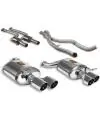 Supersprint Komplettanlage mit Kat. u. Duplex Sportauspuff rechts-links je 2x 80 mm - BMW 3er E92 335i ab 06 Dernier Modèle