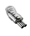 Nouvelle Collection Eisenmann Échappement Sport Silencieux BMW E36 318is 2 x 70mm Juste Polie