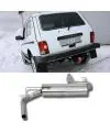 Échappement Sport Fox à Gauche pour lada Niva 1700i Tout Terrain Avec 83 Ch À An Commander Vite