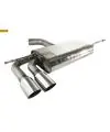 Premium BASTUCK Sportauspuff Audi A3 8P Turbo 3-türig 1.2l 1.4l 1.8l 2.0l und VW Golf 5 Typ 1K GT u. GTI Turbo 1.4l 2.0l und Golf 6 Turbo ab Bj. 08 1.2l 1.4l 1.8l - 2 x 76mm schräg (AnschlussØ 70mm)