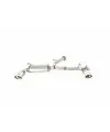 Ulter Inox Duplex Échappement à Volets pour Hyundai i30III 2.0l Chaque 1x100mm En Vogue