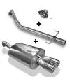 Fox Inox Racinganlage Hors Catégorie Toyota Corolla E12 Hayon 1.4l 1.6l 2x80mm Offre Exclusive
