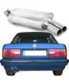 Offre Spéciale Eisenmann Race Inox Échappement Sport BMW E30 320i 325i 2x70mm Juste Polie
