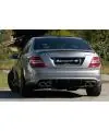 Remise Supersprint Sportauspuff Duplex-Komplettanlage rechts-links je 2x 120x80 inkl. Fächerkrümmer und Kat. - Mercedes W204 C63 AMG V8 ab 07