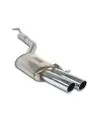 Certifié Supersprint Sportauspuff Endschalldämpfer SKODA OCTAVIA ab Bj. 2013 2x 80mm