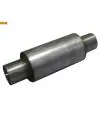 Fox Silencieux Universel Inox Rond 125mm Connexion L:250mm En / Dehors 76mm Offre Du Jour