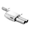 Audi RS4 Typ B5 Bj. 99-01 2.7l  FOX Sportauspuff 2 x 76mm scharfkantig (RohrØ 76mm) Prix Choc