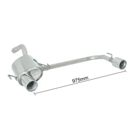 Petit Prix Silencieux arrière Ragazzon pour ALFA ROMEO 147 (10/2000 - 09/2004) 50.0040.06