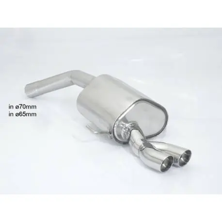 Silencieux arrière Ragazzon pour ALFA ROMEO 156 Facelift (04/2003 - 11/2006) 58.0674.56 Usine Directe