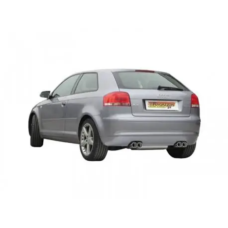 Silencieux arrière Ragazzon pour AUDI A3 (8P) (05/2003 - 08/2012) 50.0094.12 Commander Vite