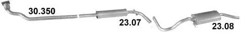 Top Vente Système d’échappement  Seat  Cordoba  1.9 Diesel