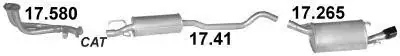 Système d’échappement Opel Tigra 1.6 I (1994 - 2000) Acheter En Ligne