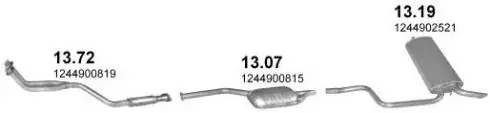 Vente Flash Système d’échappement Mercedes-Benz T124 2.0
