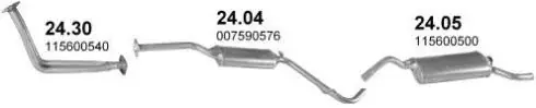 Remise Système d’échappement Skoda Favorit 1.3