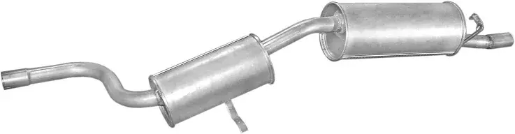En Vogue Silencieux intermédiaire + arrière Fiat Uno 1.7 Diesel
