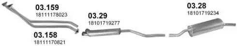 Système d’échappement BMW Serie 3 E30 (1982-1990) 2.0i Promotion