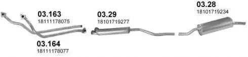 Système d’échappement BMW Serie 3 E30 (1982-1990) 2.4d Offre Exclusive