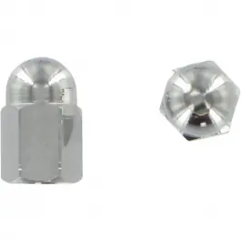 Achat Immédiat 2 X BOUCHONS DE VALVE EN ALU SILVER