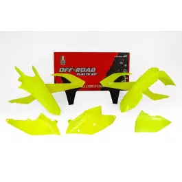 Seulement Aujourd’hui Kit plastique RACETECH jaune fluo KTM EXC / EXC-F 2017-2019