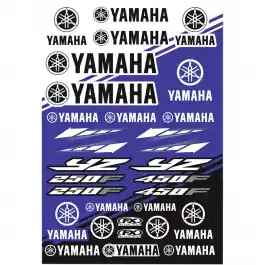 PLANCHE AUTOCOLLANTS YAMAHA YZ Achat Immédiat