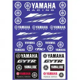 PLANCHE AUTOCOLLANTS YAMAHA RACING Original