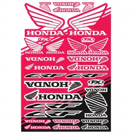 PLANCHE AUTOCOLLANTS HONDA CRF Livraison Express