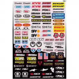PLANCHE AUTOCOLLANTS MICRO SPONSOR Exclusif