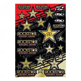 Meilleur Choix PLANCHE AUTOCOLLANTS ROCKSTAR ENERGY CHORMÉ DORÉ