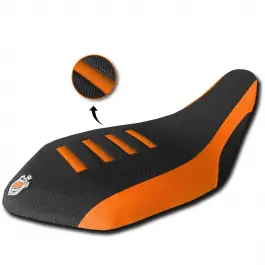 HOUSSE DE SELLE 700 RAPTOR ORANGE ET NOIRE CLASSIC Prix Choc