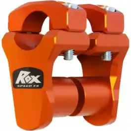 Authentique PONTETS REHAUSSEURS ROX +44.5MM ORANGE POUR PONTET ET GUIDON EN 28.6MM